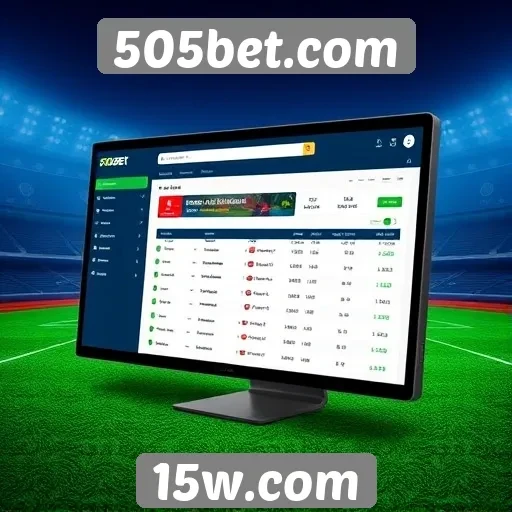 Revisão da interface do usuário do 505bet.com